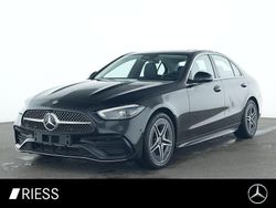 Metalliclack obsidianschwarz Gebraucht 2023 Mercedes C200 AMG Limousine | 39.900 € (Etwas zu teuer)