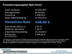 Schwarz Gebraucht 2022 Opel Corsa Elegance Kleinwagen | 14.990 € (Fairer Preis)