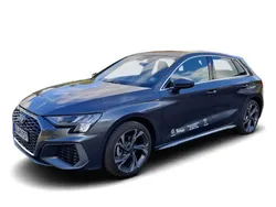 Grau Gebraucht 2023 Audi A3 Sportback S-Line Limousine | 38.149 €