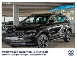 Schwarz Gebraucht 2025 Skoda Karoq SportLine SUV | 35.930 € (Fairer Preis)