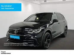 Schwarz Gebraucht 2022 VW Tiguan Allspace R-line SUV | 37.590 € (Etwas zu teuer)