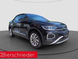 Schwarz Gebraucht 2024 VW T-Roc Cabriolet Style Cabrio | 31.117 € (Teuer)