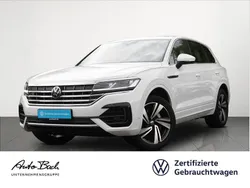 Weiß (pure white) Gebraucht 2022 VW Touareg R-line SUV | 48.440 € (Superpreis)