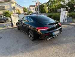 Schwarz Gebraucht 2021 Mercedes C200 AMG line Coupé | 27.999 €
