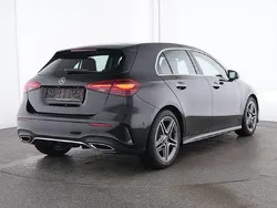 Metalliclack kosmosschwarz (metallic) Gebraucht 2024 Mercedes A180 AMG Limousine | 33.950 € (Etwas zu teuer)