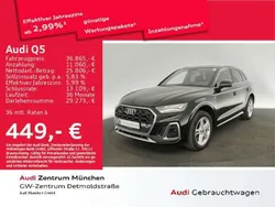 Mythosschwarz metallic Gebraucht 2022 Audi Q5 S-Line SUV | 37.375 € (Guter Preis)