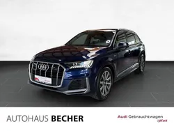 Blau Gebraucht 2020 Audi Q7 S-Line SUV | 47.930 € (Etwas zu teuer)