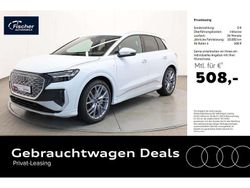 Gletscherweiß metallic Gebraucht 2024 Audi Q4 e-tron S-Line SUV | 51.980 € (Guter Preis)