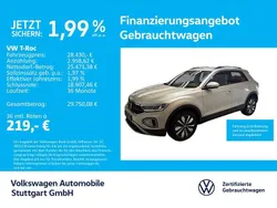 Ivory silver metallic Gebraucht 2024 VW T-Roc Life SUV | 28.430 € (Guter Preis)