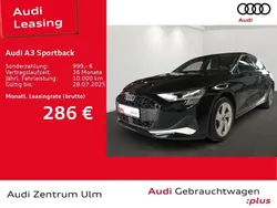 Schwarz Gebraucht 2024 Audi A3 Sportback Advanced Plus Limousine | 33.980 € (Fairer Preis)