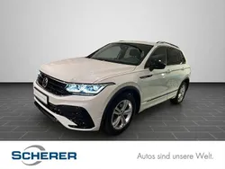 Oryxweiß perlmutteffekt Gebraucht 2021 VW Tiguan R-line SUV | 36.500 € (Etwas zu teuer)