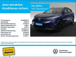 Blue dusk metallic (metallic) Gebraucht 2022 VW ID.4 Pro Performance SUV | 26.886 € (Superpreis)