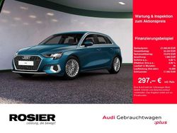 Blau / atollblau Gebraucht 2021 Audi A3 Advanced Plus Limousine | 21.660 € (Guter Preis)