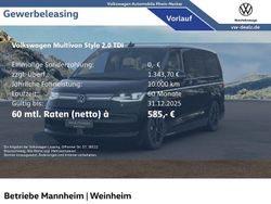 Schwarz Neu 2025 VW Multivan Style Van | 78.990 €