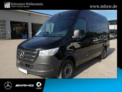 Schwarz tiefschwarz Gebraucht 2024 Mercedes Sprinter Van | 45.788 € (Teuer)