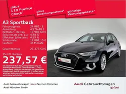 Mythosschwarz metallic Gebraucht 2022 Audi A3 Sportback e-tron Advanced Plus Limousine | 23.843 € (Guter Preis)