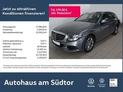 Selenitgrau metallic (metallic) Gebraucht 2016 Mercedes C220 Exclusive Kombi | 18.850 € (Fairer Preis)