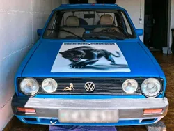 Blau Gebraucht 1985 VW Caddy Van / Kleinbus | 3.550 €