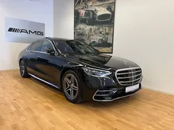 Obsidianschwarz metalliclack Gebraucht 2024 Mercedes S580 AMG line Limousine | 102.935 € (Superpreis)