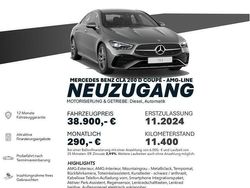 Grau Gebraucht 2024 Mercedes CLA200 AMG line Limousine | 38.900 € (Teuer)