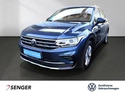Blau Gebraucht 2021 VW Tiguan Elegance SUV | 30.980 € (Fairer Preis)