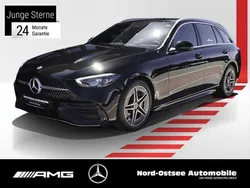 Metalliclack obsidianschwarz Gebraucht 2024 Mercedes C300 AMG Kombi | 42.990 € (Guter Preis)
