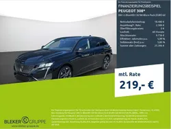 Schwarz Gebraucht 2022 Peugeot 308 Allure Kombi | 20.980 € (Fairer Preis)