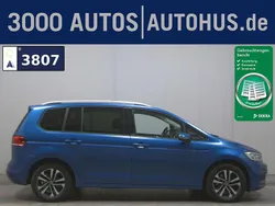 Caribbean blue metallic Gebraucht 2021 VW Touran United Van / Kleinbus | 17.380 € (Superpreis)
