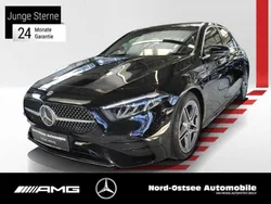 Unilack nachtschwarz Gebraucht 2024 Mercedes A200 AMG Limousine | 29.990 € (Guter Preis)