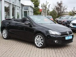 Schwarz Gebraucht 2012 VW Golf Cabriolet Cabrio | 11.950 € (Fairer Preis)