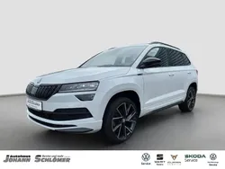 Moonweiß Gebraucht 2021 Skoda Karoq SportLine SUV | 29.900 € (Teuer)