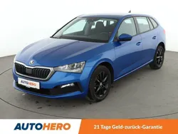Blau Gebraucht 2021 Skoda Scala Active Kleinwagen | 18.280 € (Superpreis)