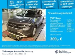 Rauchgrau metallic (metallic) Gebraucht 2024 VW T-Cross Life SUV | 25.750 € (Fairer Preis)