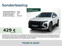Serenity white Neu 2025 Hyundai Tucson Prime SUV | 44.280 € (Etwas zu teuer)