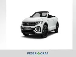 Pure white uni / schwarz Neu 2025 VW T-Roc Cabriolet R-line Cabrio | 42.690 € (Guter Preis)