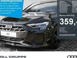 Mythosschwarz metallic Neu 2025 Audi A3 Sportback S-Line Limousine | 40.990 € (Fairer Preis)