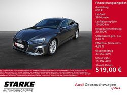 Daytonagrau perleffekt Gebraucht 2021 Audi A5 Sportback Ambiente Kleinwagen | 30.590 € (Superpreis)
