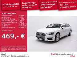 Gletscherweiß metallic Gebraucht 2023 Audi A6 Design Kombi | 38.789 € (Guter Preis)