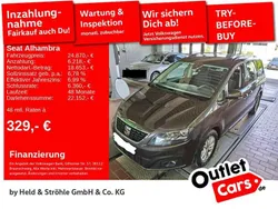 Oak braun metallic Gebraucht 2019 Seat Alhambra Style Van / Kleinbus | 24.870 € (Guter Preis)