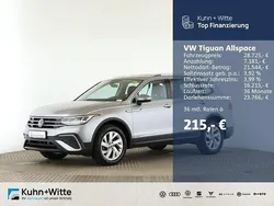 Pyrit silber metallic Gebraucht 2022 VW Tiguan Allspace Life SUV | 28.725 € (Guter Preis)