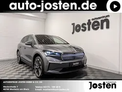 Grau (graphitegrau metallic) Gebraucht 2023 Skoda Enyaq iV Lounge SUV | 46.990 € (Fairer Preis)