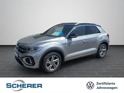 Pyrit silber metallic schwarz (metallic) Gebraucht 2024 VW T-Roc R-line SUV | 30.880 € (Fairer Preis)