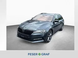 Quarzgrau metallic Gebraucht 2020 Skoda Superb SportLine Kombi | 22.890 € (Fairer Preis)