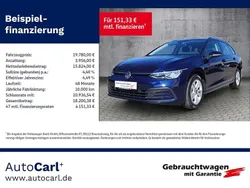 Blau Gebraucht 2021 VW Golf VIII Life Kombi | 19.780 € (Guter Preis)