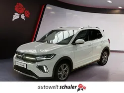 Pure white Gebraucht 2024 VW T-Cross R-line SUV | 28.880 € (Teuer)