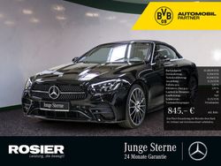 Schwarz / obsidianschwarz Gebraucht 2023 Mercedes E200 AMG Cabrio | 56.260 € (Teuer)