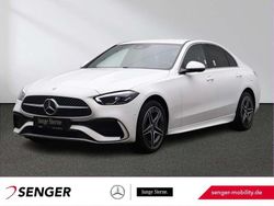 Weiß Gebraucht 2024 Mercedes C300e AMG Limousine | 45.900 € (Fairer Preis)