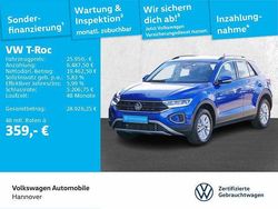 Blau Gebraucht 2024 VW T-Roc Life SUV | 25.950 € (Guter Preis)