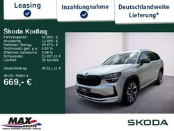 Silber Neu 2025 Skoda Kodiaq SportLine SUV | 53.960 € (Etwas zu teuer)