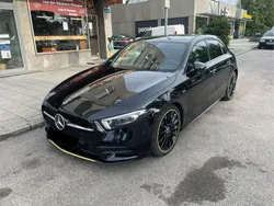 Schwarz Gebraucht 2018 Mercedes A250 AMG line Limousine | 25.500 € (Fairer Preis)
